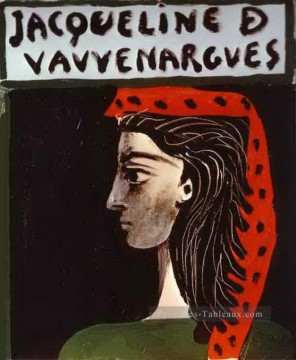  picasso - Jacqueline Vauvenargues 1959 cubiste Pablo Picasso